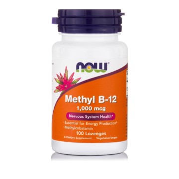 Now Foods Methyl B-12 1,000 mcg 100 таблетки за смучене