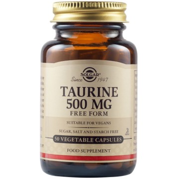 Solgar Taurine 500mg 50 Caps Solgar Taurine 500mg 50 Caps