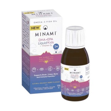 Minami EPA и DHA Liquid Kids и витамин D3, 100 мл