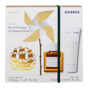 Korres Promo White Tea For Her Eau de Toilette 50ml & Body Milk 125ml