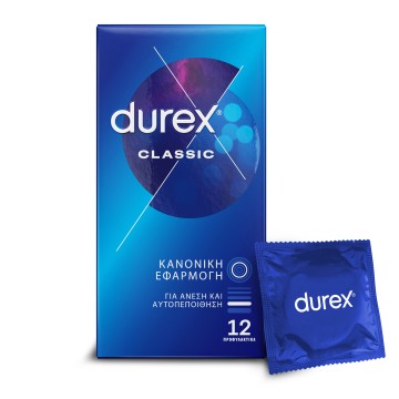 Durex Προφυλακτικά Classic 12τμχ Durex Προφυλακτικά Classic 12τμχ
