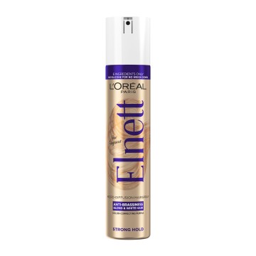 LOreal Paris Elnett Micro-Diffusion Hairspay Anti-Brassiness Blonde... LOreal Paris Elnett Micro-Diffusion Hairspay Anti-Brassiness Blonde...