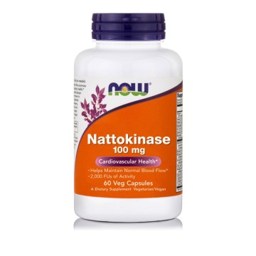 Now Foods Nattokinase 100 mg 60 gélules végétales