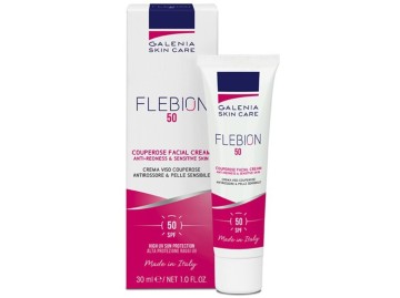 Galenia Skin Care Flebion SPF50, Couperose Facial Cream Anti-Rednes...