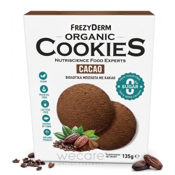 Frezyderm Organic Cookies Cacao, 135g Frezyderm Organic Cookies Cacao, 135g