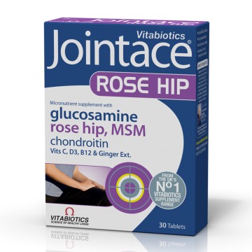 Vitabiotics Jointace шипка, глюкозамин, хондроитин, МСМ 30 таблетки