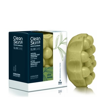 CleanSkin Slim & Hydration Massage Soap Olive Leaves 100gr -40%