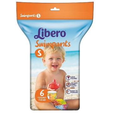 Libero Swimpants Small (7-12 кг) 6 бр
