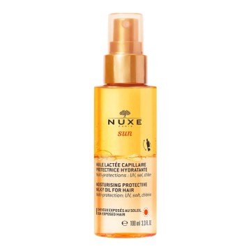 Nuxe Sun Moisturizing Milky Oil for Hair, feuchtigkeitsspendende Sonnen-Haaremulsion 100 ml