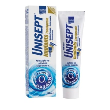 Intermed Unisept Implant Toothpaste Паста за зъби, подходяща за зъбни импланти 100 ml