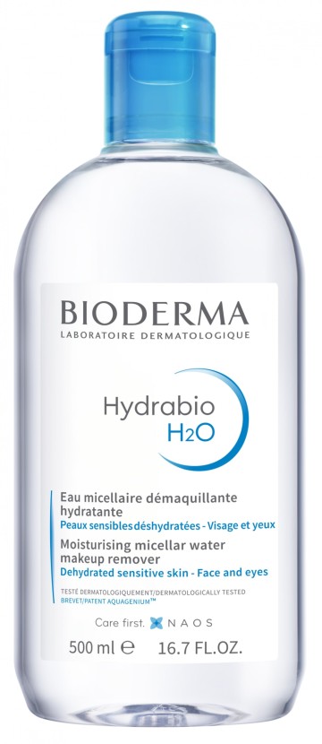 Хидратираща мицеларна вода Bioderma HydraBio H2O, 500 мл
