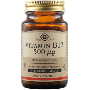 Solgar Vitamin B-12 500ug 50 Kapsula