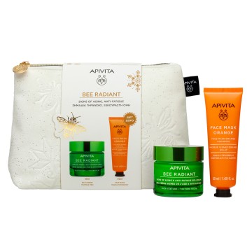 Apivita Promo Bee Radiant Rich Texture, 50ml & Face Mask Orange, 50ml