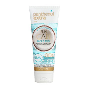 Panthenol Extra Sun Care Face & Body Sunscreen Lotion with Coconut Scent SPF30 200ml