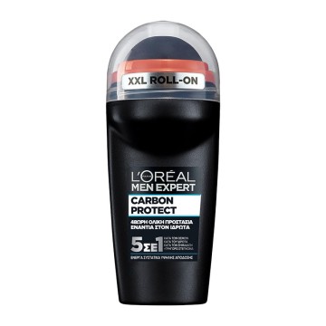 LOreal Paris Men Expert Carbon Protect Déodorant 5 en 1 48h en Roll-On XXL Bille 50 ml