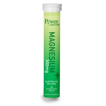 Power Health Magnesium+ 300mg, 20 Αναβράζοντα Δισκία Power Health Magnesium+ 300mg, 20 Αναβράζοντα Δισκία