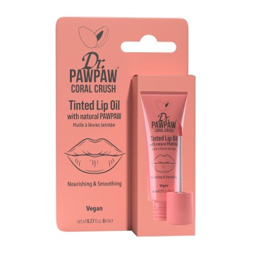 Dr Pawpaw Coral Crush Tinted Lip Oil 8ml