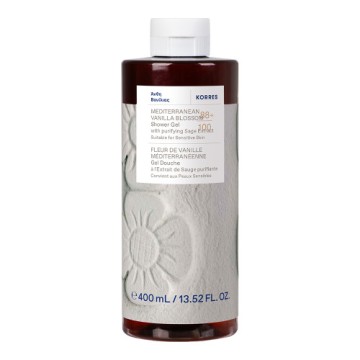 Korres Mediterranean Vanilla Blossom Shower Gel, 400ml Korres Mediterranean Vanilla Blossom Shower Gel, 400ml