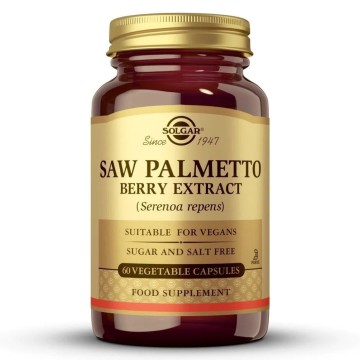 Solgar Saw Palmetto Berry Extract , 60 Vegetable Capsules Solgar Saw Palmetto Berry Extract , 60 Vegetable Capsules