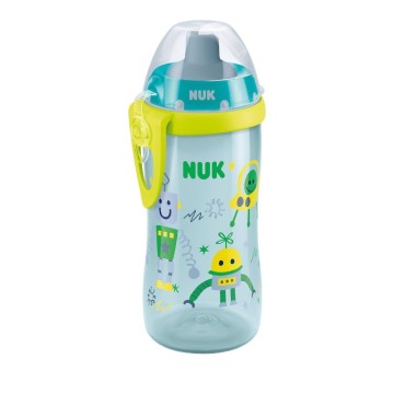 Nuk First Choice Flexi Cup PP 12m+ Cup with Straw Soft Blue 300ml