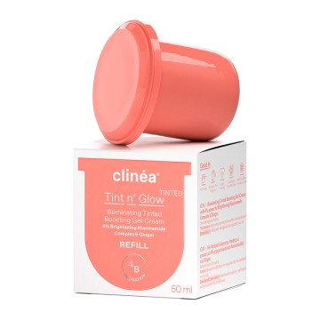 Clinéa Tint n Glow Refill - Gel Κρέμα Ενίσχυσης Λάμψης με Χρώμα 50ml