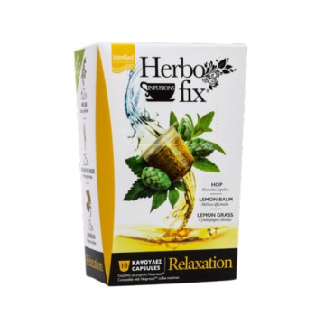 Intermed Capsules Herbofix Relaxation Compatible with Nespresso Machine 10caps