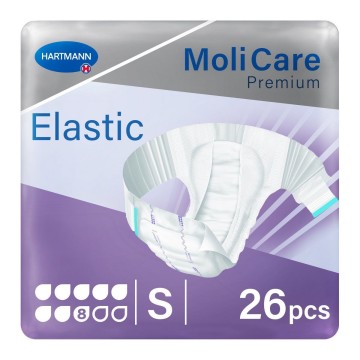 MoliCare Premium Slip Elastic 8 Σταγόνωνν Small 26 τεμάχια