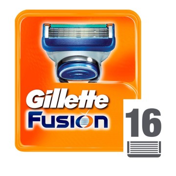 Руководство по эксплуатации Gillette Fusion, запасные части для бритвы, 16 шт.