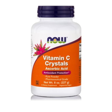 Now Foods Vitamin C-Kristalle (100 % reine Ascorbinsäure) Vegetarisch 8 oz, (227 gr)