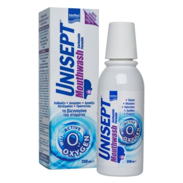 Intermed Unisept Mouthwash με Αντιμικροβιακή, Καθαριστική, Επουλωτι... Intermed Unisept Mouthwash με Αντιμικροβιακή, Καθαριστική, Επουλωτι...