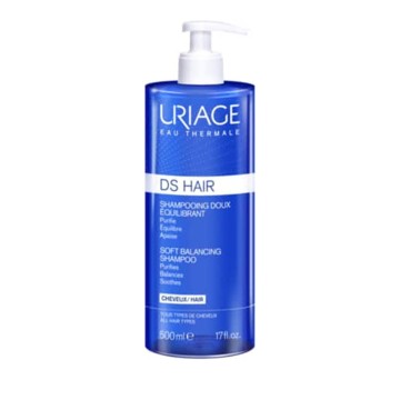 Uriage DS Hair Soft Balancing Shampoo Мягкий балансирующий шампунь 500мл