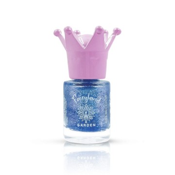 Garden Fairyland Kids Nail Polish Glitter Blue Betty 1, 7.5ml