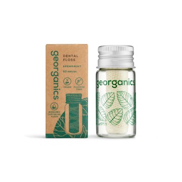 Georganics, Plastic-free Οδοντικό Νήμα, Χωρίς Φθόριο, με Μέντα, 50ml Georganics, Plastic-free Οδοντικό Νήμα, Χωρίς Φθόριο, με Μέντα, 50ml