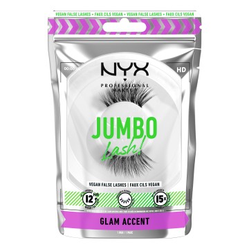 Nyx Professional Make Up Jumbo Lash! Vegan False Lashes Glam Accent...