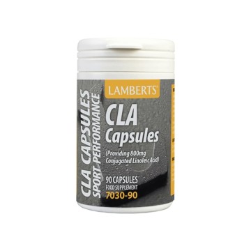 Lamberts CLA 800 мг сжигает жир на животе 90 капсул