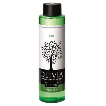 Olivia Fusion S/G Fig, Gel douche aux extraits de figue, Idéal pour les peaux grasses, 300 ml