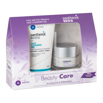 Panthenol Extra Face & Eye Cream 50ml & Face Cleansing Gel 150ml