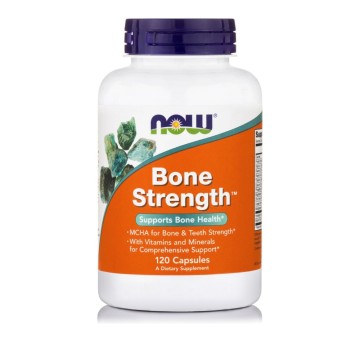 Now Foods Bone Strength Complément alimentaire pour une bonne fonction osseuse 120caps