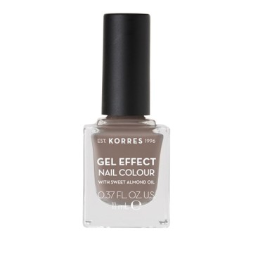 Краска для ногтей Korres Gel Effect с маслом сладкого миндаля No.95 Stone Grey 11мл