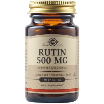 Solgar Rutin 500mg Varicose Veins Gingivitis Periodontitis 50 Tablets