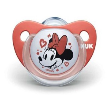 Nuk Trendline Disney Minnie (10.736.380) Kieferorthopädischer Silikon-Schnuller Mini 6-18m 1St