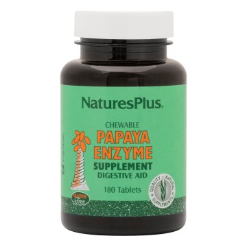 Natures Plus Papaya Enzyme Chew. 180 tabs