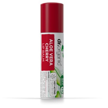 Dr. Organic Aloe Vera Cherry Lip Balm SPF15, 5.7ml