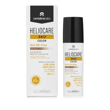 Heliocare 360 ​​Gel Couleur Oil-Free SPF50+ Bronze Intense 50ml