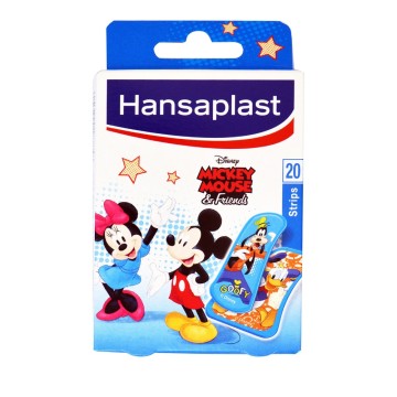 Hansaplast Mickey & Friends Kids Autocollants pour enfants 20 bandes