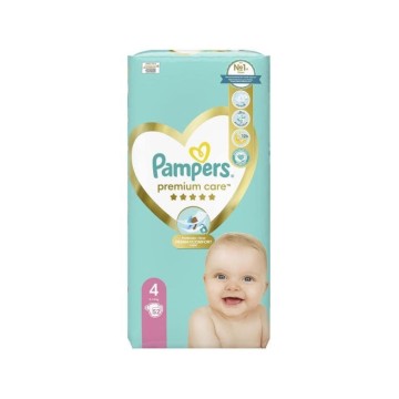 Pampers Premium Care No4 (9-14kg) 52τμχ