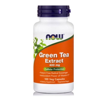 Now Foods Green Tea Extract 400mg 100 κάψουλες Now Foods Green Tea Extract 400mg 100 κάψουλες