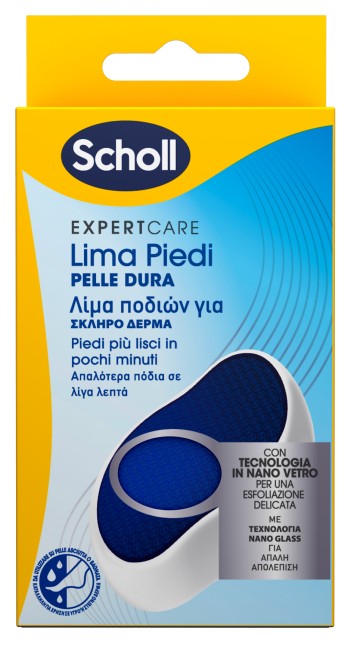 Scholl Λίμα Ποδιών για Σκληρό Δέρμα με Τεχνολογία Nano Glass, 1 τμχ