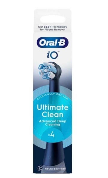 Oral-B iO Ultimate Advanced Deep Cleaning, Μαύρες Ανταλλακτικές Κεφ...