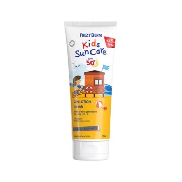 Frezyderm Kids Sun Care SPF 50+, Crème solaire pour enfants à partir de 3 ans, 175 ml
